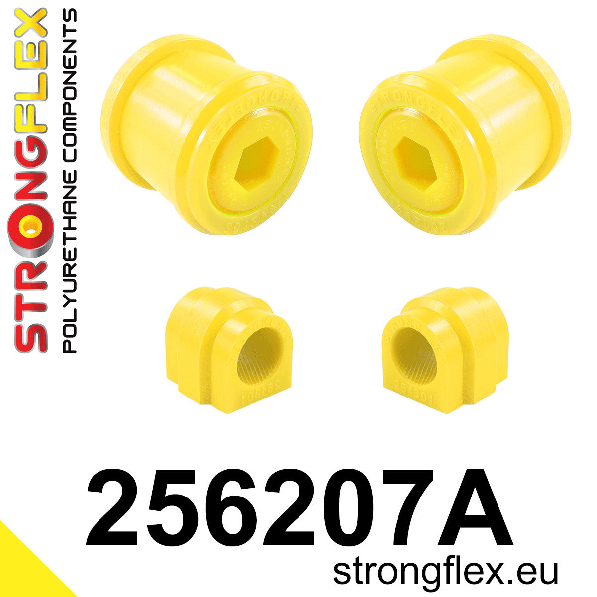 256207A Front suspension bush kit SPORT Sport (Yellow) Mini R55/R56/R57/R58/R59 (06-15)