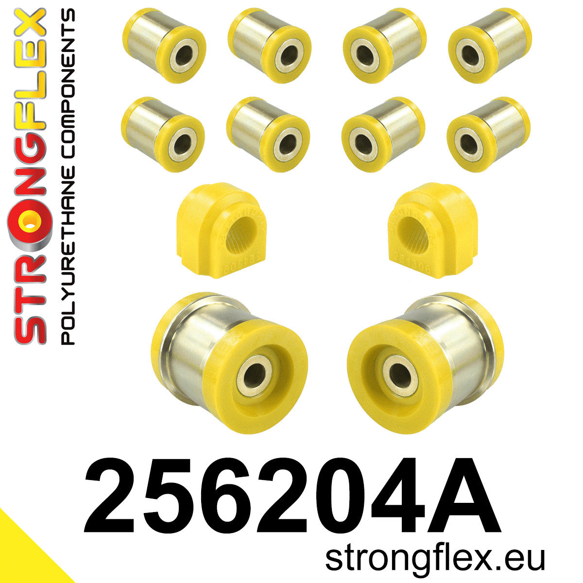 256204A Rear suspension bush kit from 05/2003 SPORT Sport (Yellow) Mini R50/R52/R53 (00-06)