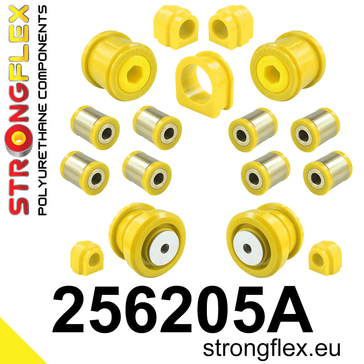 256205A Full suspension bush kit up to 05/2003 SPORT Sport (Yellow) Mini R50/R52/R53 (00-06)
