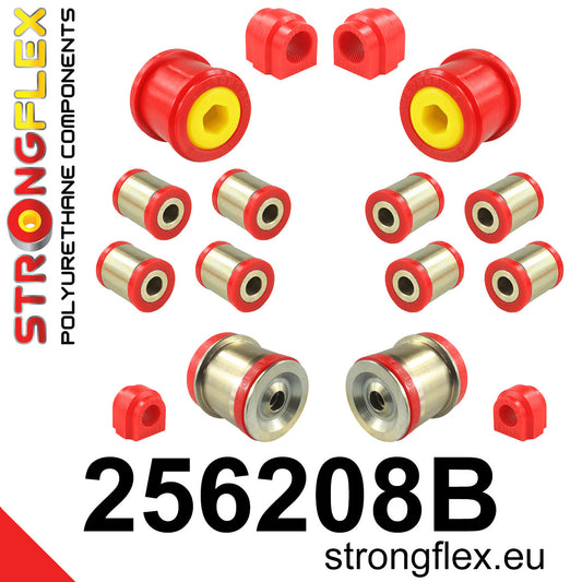256208B Full  Suspension bush kit Standard (Red) Mini R55/R56/R57/R58/R59 (06-15)