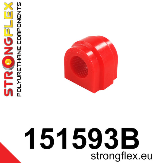 151593B Front anti roll bar bush Standard (Red) Renault Captur I (13-19)