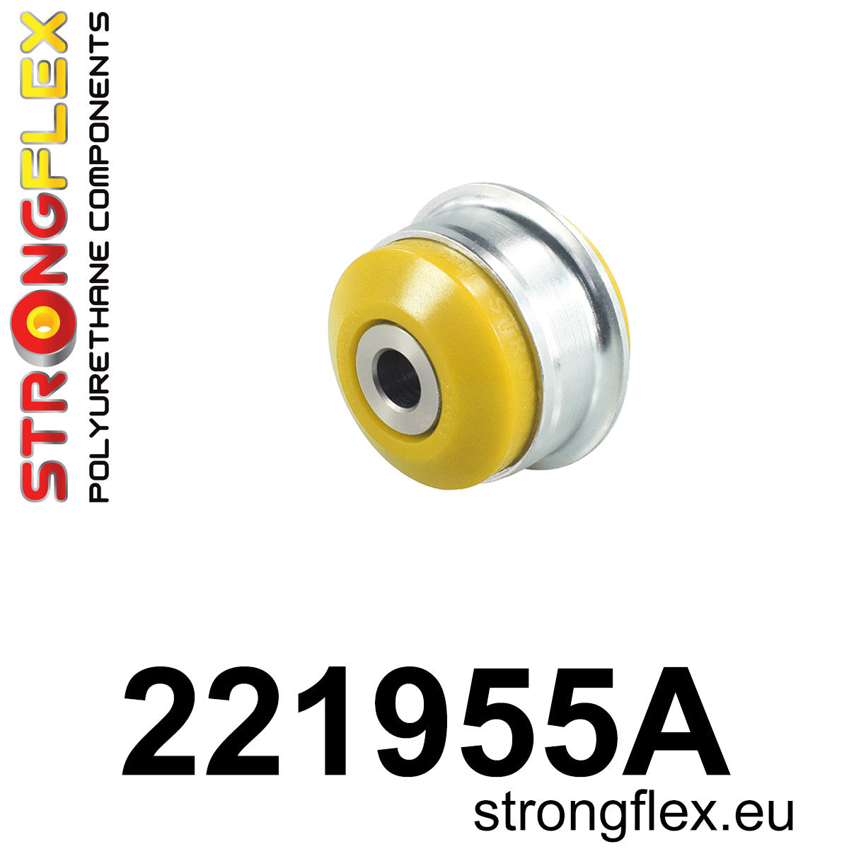 221955A Front lower arm - rear bush 60mm SPORT Sport (Yellow) Seat Ibiza V (17-) KJ1