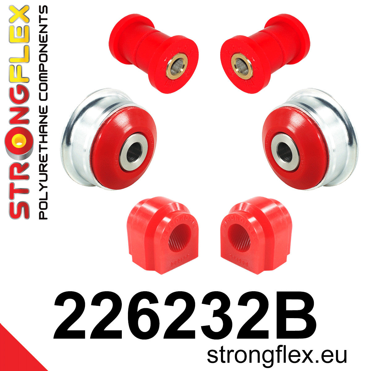 226232B Front suspension bush kit Standard (Red) Seat Ibiza V (17-) KJ1