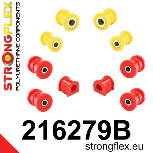 216279B Rear suspension bush kit Standard (Red) Toyota Celica VI (93-99) T200