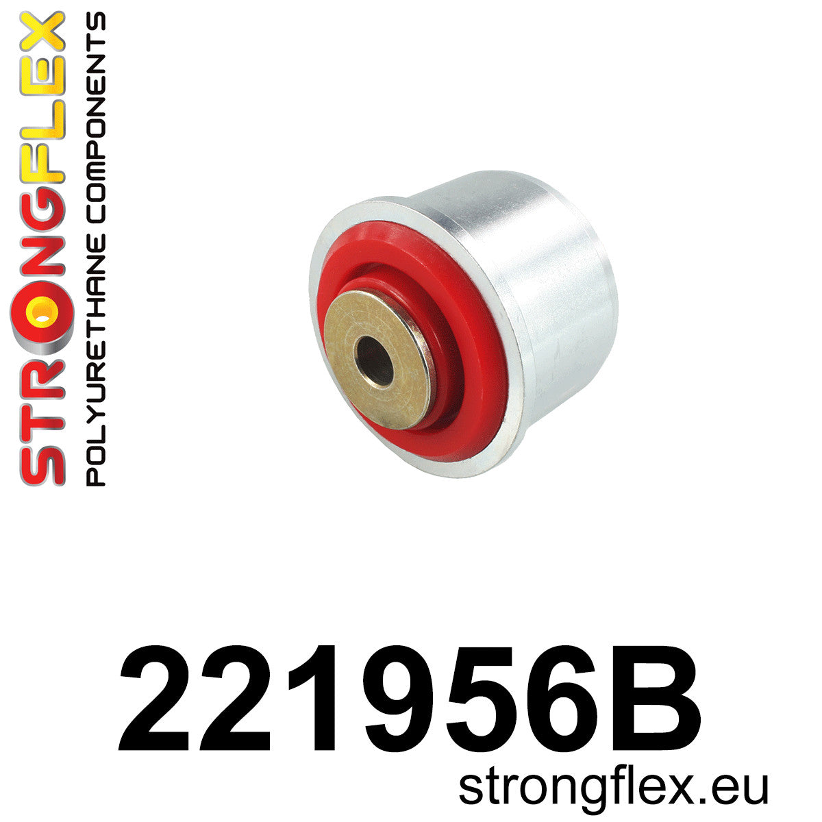 221956B Trailing arm – front bush 65mm Standard (Red) Skoda Superb III (15-) B8