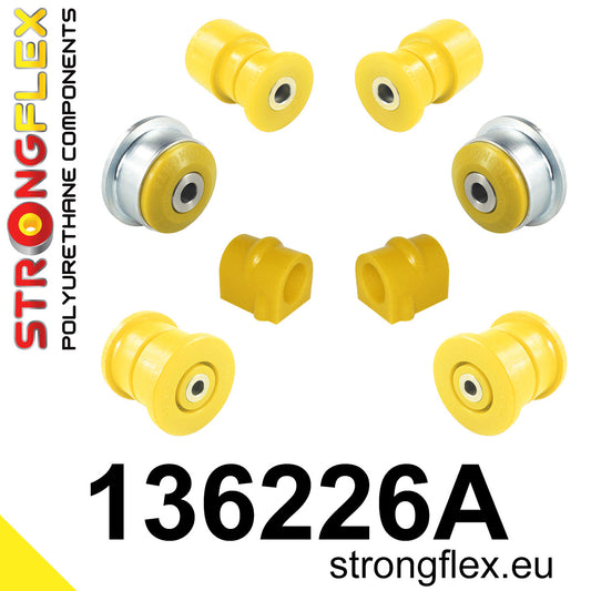 136226A Front suspension and ream beam bush kit SPORT Sport (Yellow) Opel / Vauxhall Corsa C (00-06) X01