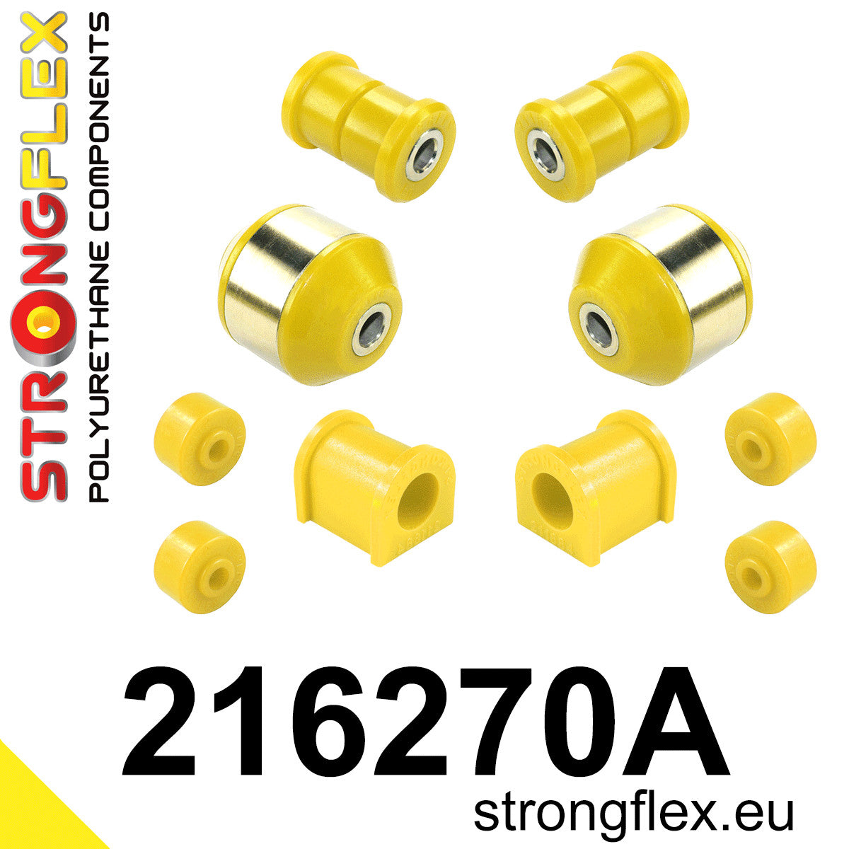 216270A Front suspension bush kit SPORT Sport (Yellow) Toyota MR2 III (99-07) W30