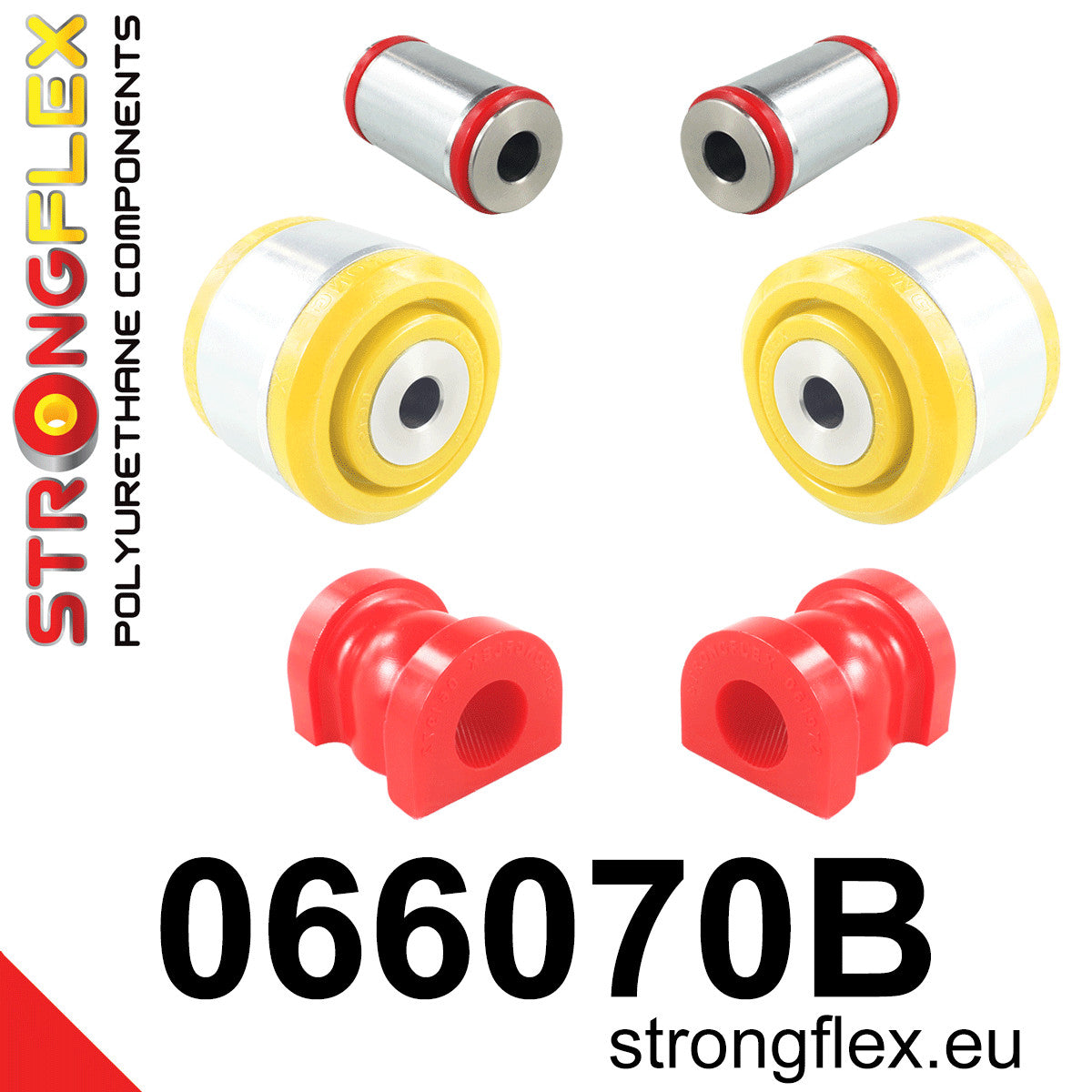 066070B Front suspension bush kit Standard (Red) Fiat Freemont (11-15)