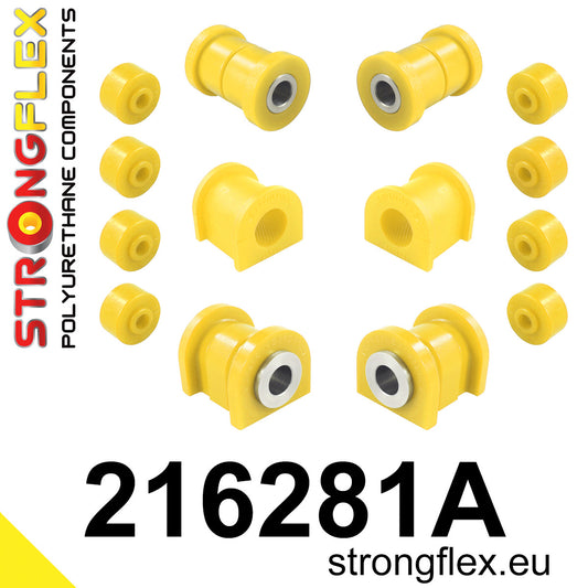 216281A Front suspension bush kit SPORT Sport (Yellow) Toyota Sera (90-95) EXY1