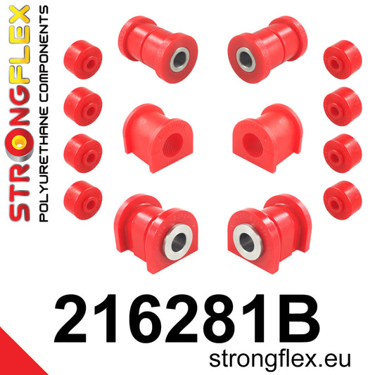 216281B Front suspension bush kit Standard (Red) Toyota Sera (90-95) EXY1