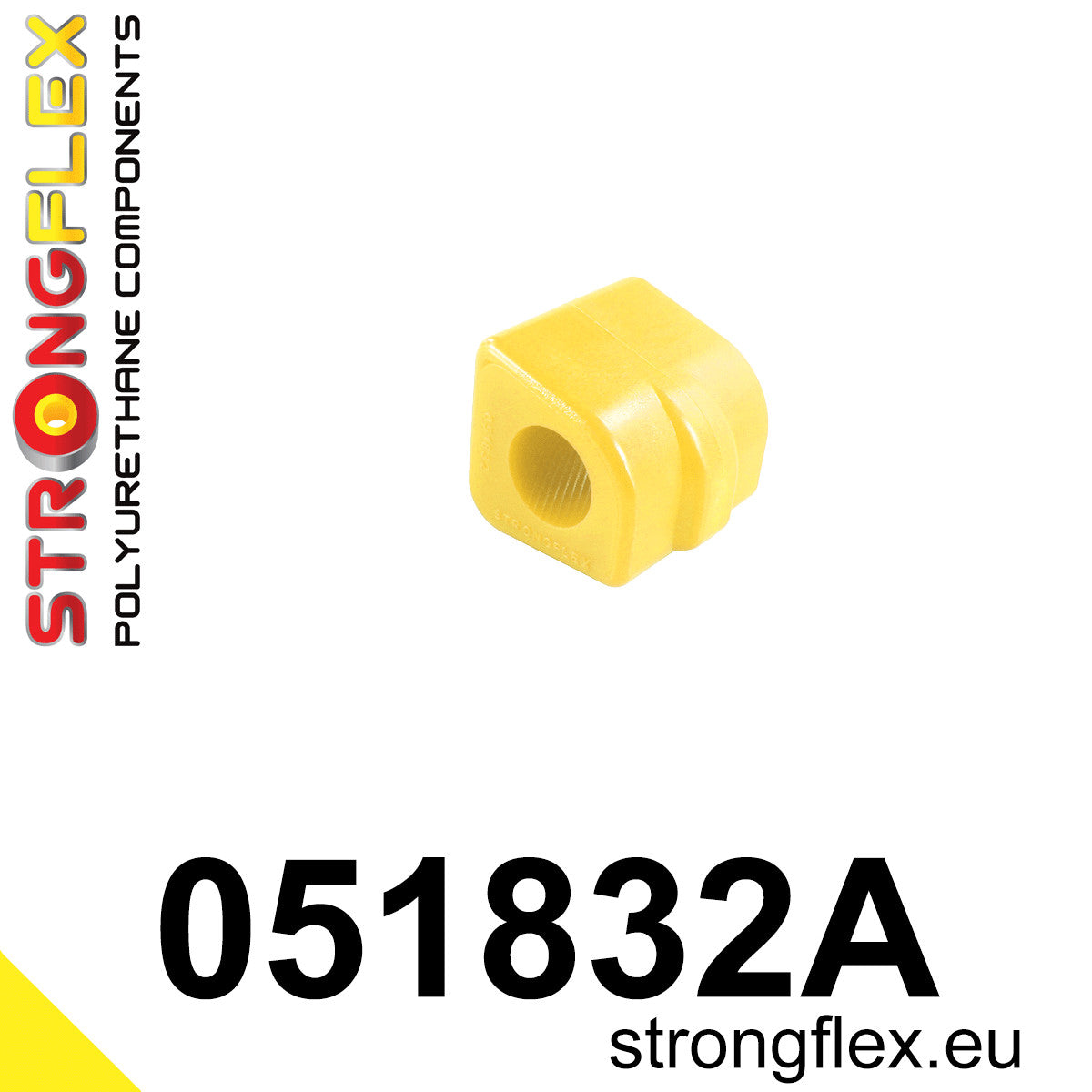 051832A Front anti roll bar bush SPORT Sport (Yellow) Citroën C3 III (16-)