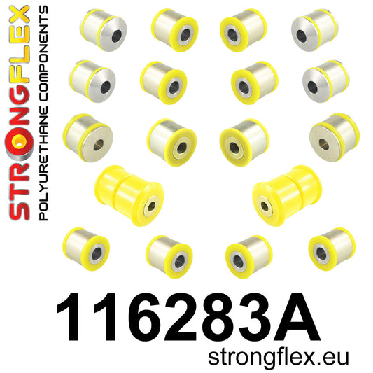 116283A Rear suspension bush kit AMG SPORT Sport (Yellow) Mercedes Klasa E W211 (02-09)