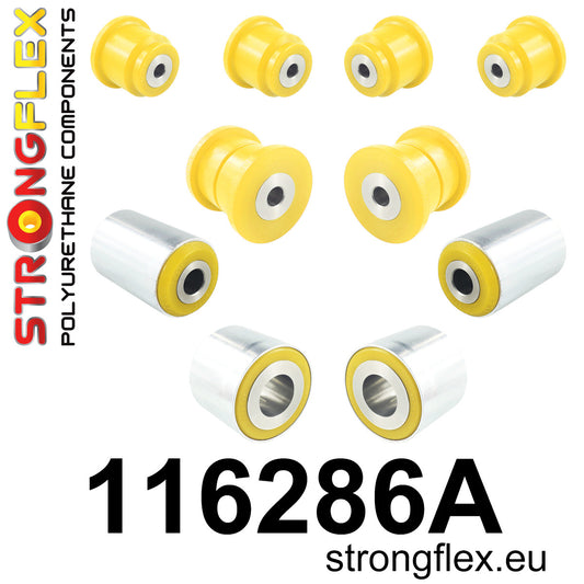 116286A Front suspension bush kit SPORT Sport (Yellow) Mercedes GL X164 (06-12)