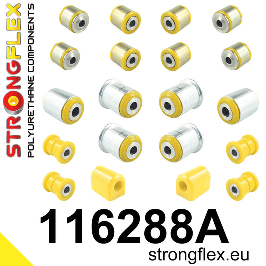 116288A Rear suspension bush kit SPORT Sport (Yellow) Mercedes Klasa R (05-12) W251/V251