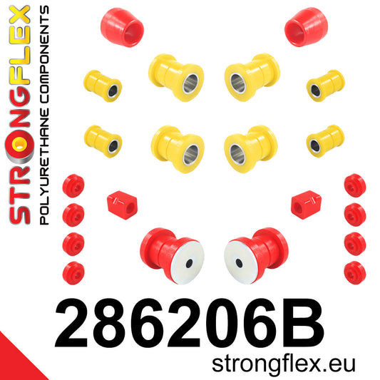 286206B Rear suspension bush kit Standard (Red) Datsun 240/260/280Z (70-78)