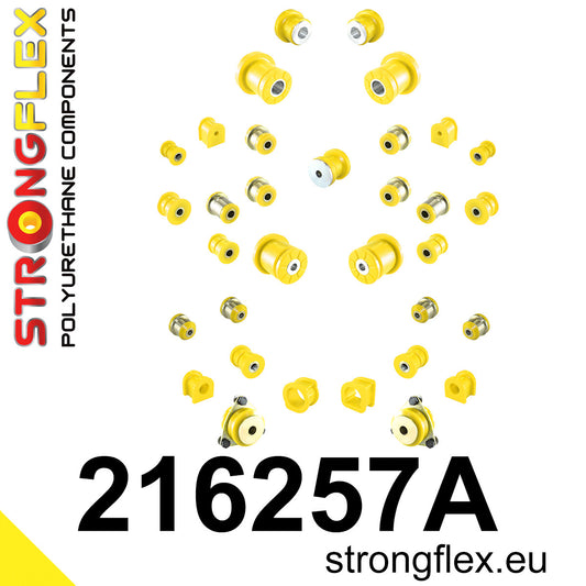 216257A Full suspension bush kit SPORT Sport (Yellow) Lexus LS I (89-94) XF10