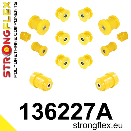 136227A Full suspension polyurethane bush kit SPORT Sport (Yellow) Opel / Vauxhall Astra G (98-04)