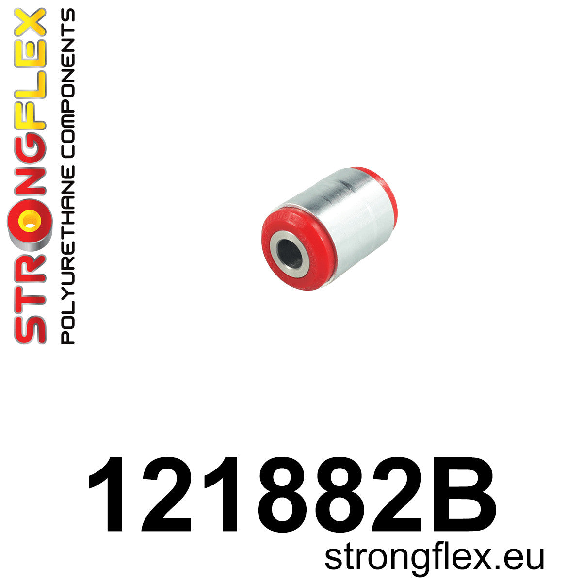 121882B Rear lower arm bush Standard (Red) Citroën C-Crosser (07-12)