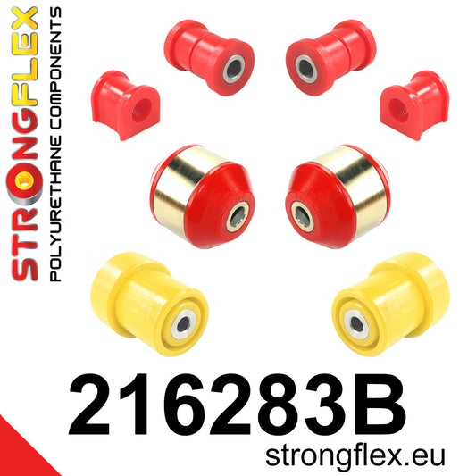 216283B Suspension bush kit front and rear Standard (Red) Toyota Yaris I (99-05) P1