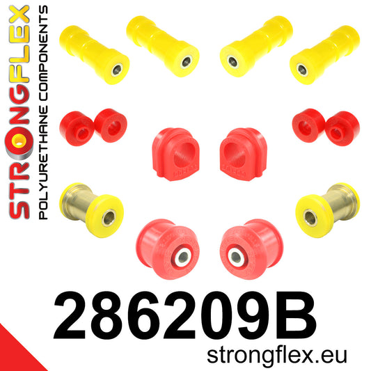 286209B Front suspension bush kit Standard (Red) Nissan Skyline VIII (89-94) R32