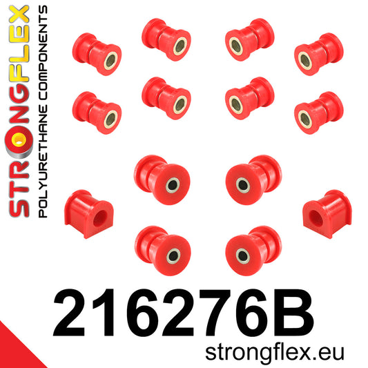 216276B Rear suspension bush kit Standard (Red) Toyota Corolla VII (92-97) E100