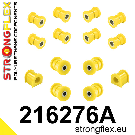 216276A Rear suspension bush kit SPORT Sport (Yellow) Toyota Corolla VII (92-97) E100