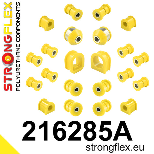 216285A Full suspension bush kit SPORT Sport (Yellow) Toyota Corolla VII (92-97) E100