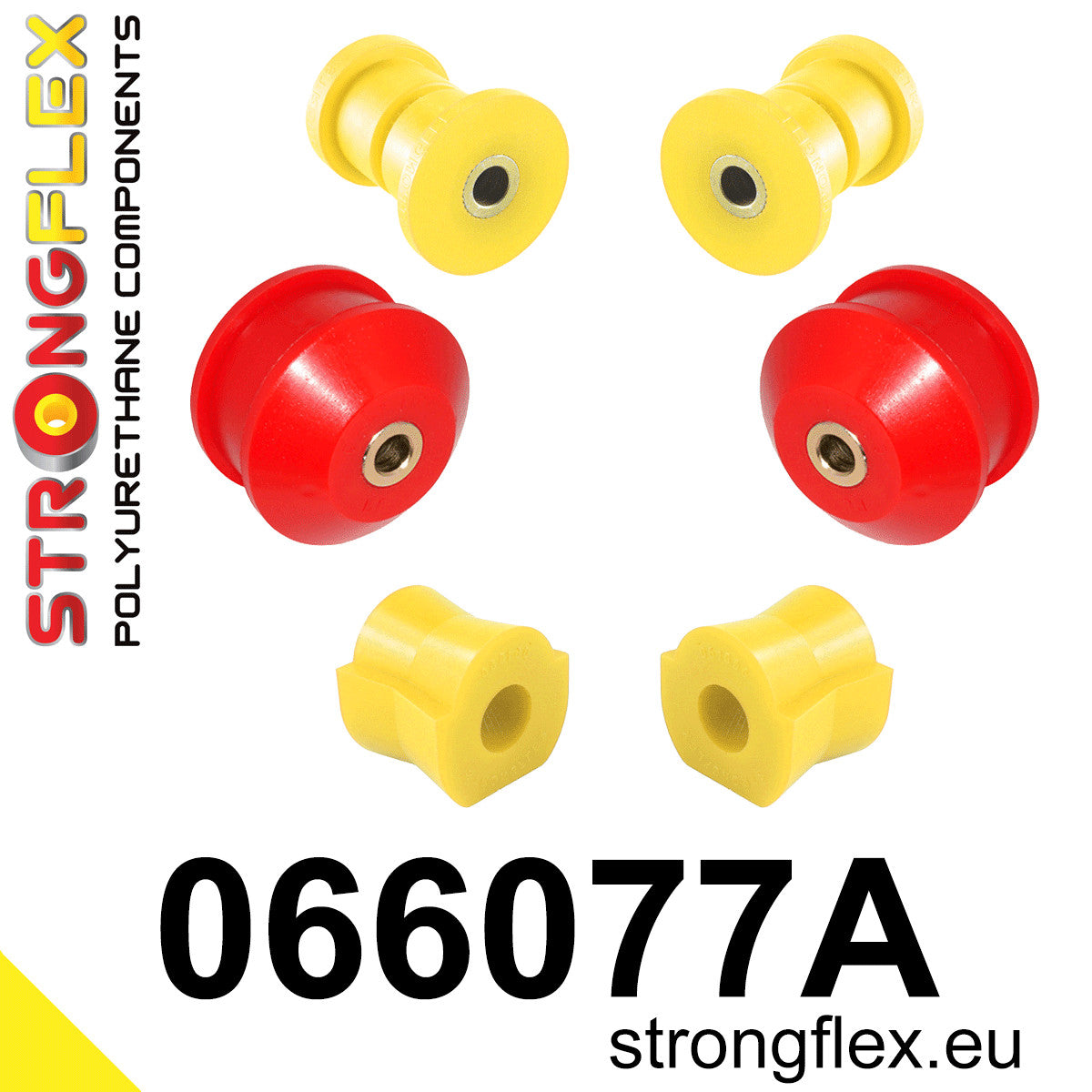 066077A Front suspension bush kit SPORT Sport (Yellow) Citroën Nemo (08-17)