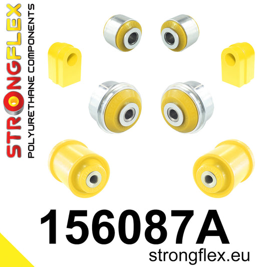 156087A Front suspension and ream beam bush kit SPORT Sport (Yellow) Renault Mégane III (09-17)