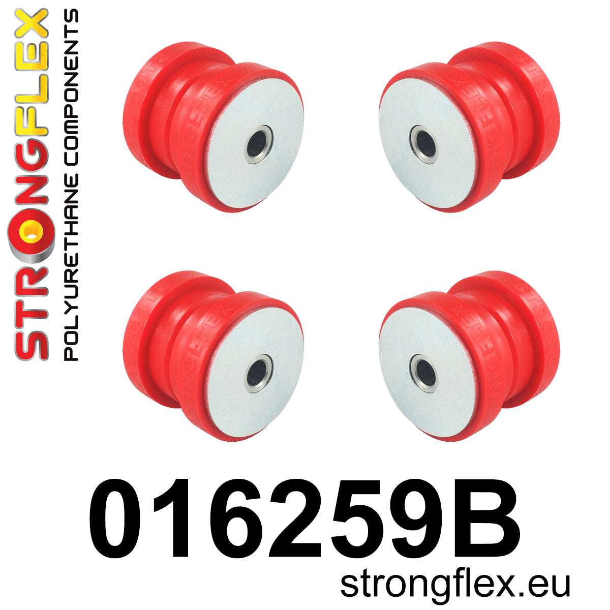 016259B Rear subframe bush kit Standard (Red) Alfa Romeo 166 (99-07) type 936