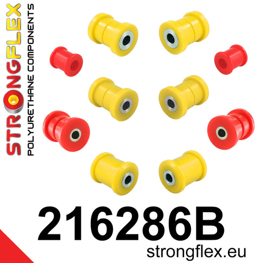216286B Rear suspension bush kit Standard (Red) Lexus RX II (03-09)