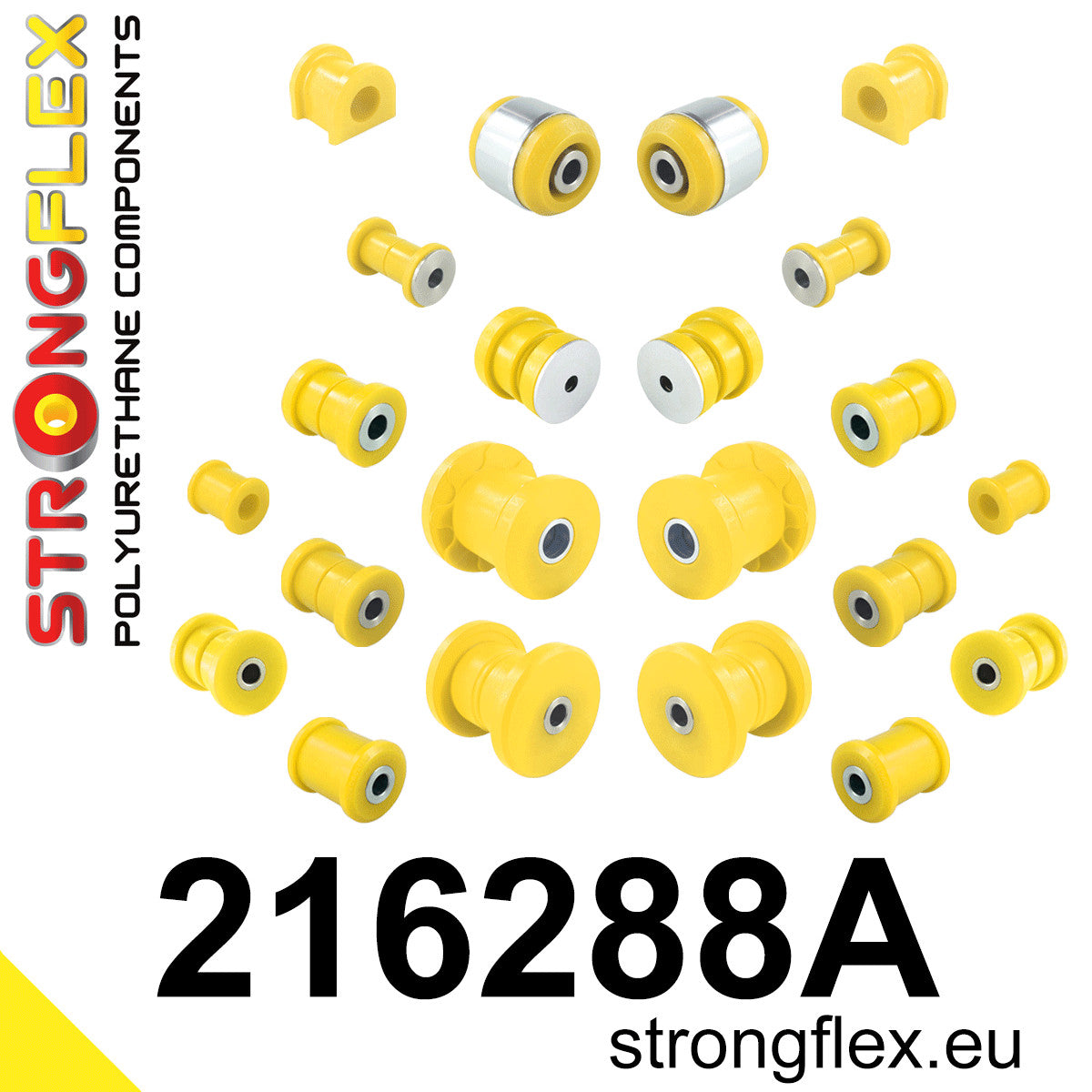 216288A Full suspension bush kit SPORT Sport (Yellow) Lexus RX II (03-09)