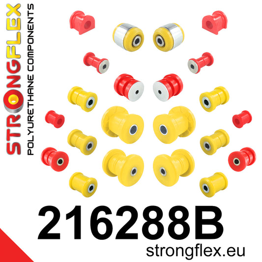 216288B Full suspension bush kit Standard (Red) Lexus RX II (03-09)