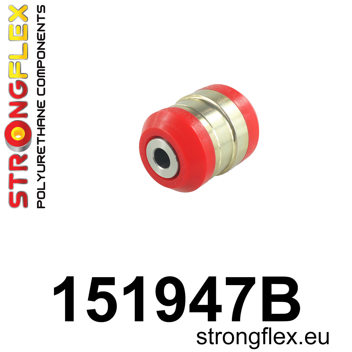 151947B Front lower arm - rear bush 58mm Standard (Red) Renault Mégane IV (16-)