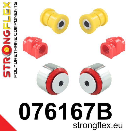 076167B Front suspension bush kit Standard (Red) Ford Fiesta MK8 / MK8 ST (17-)