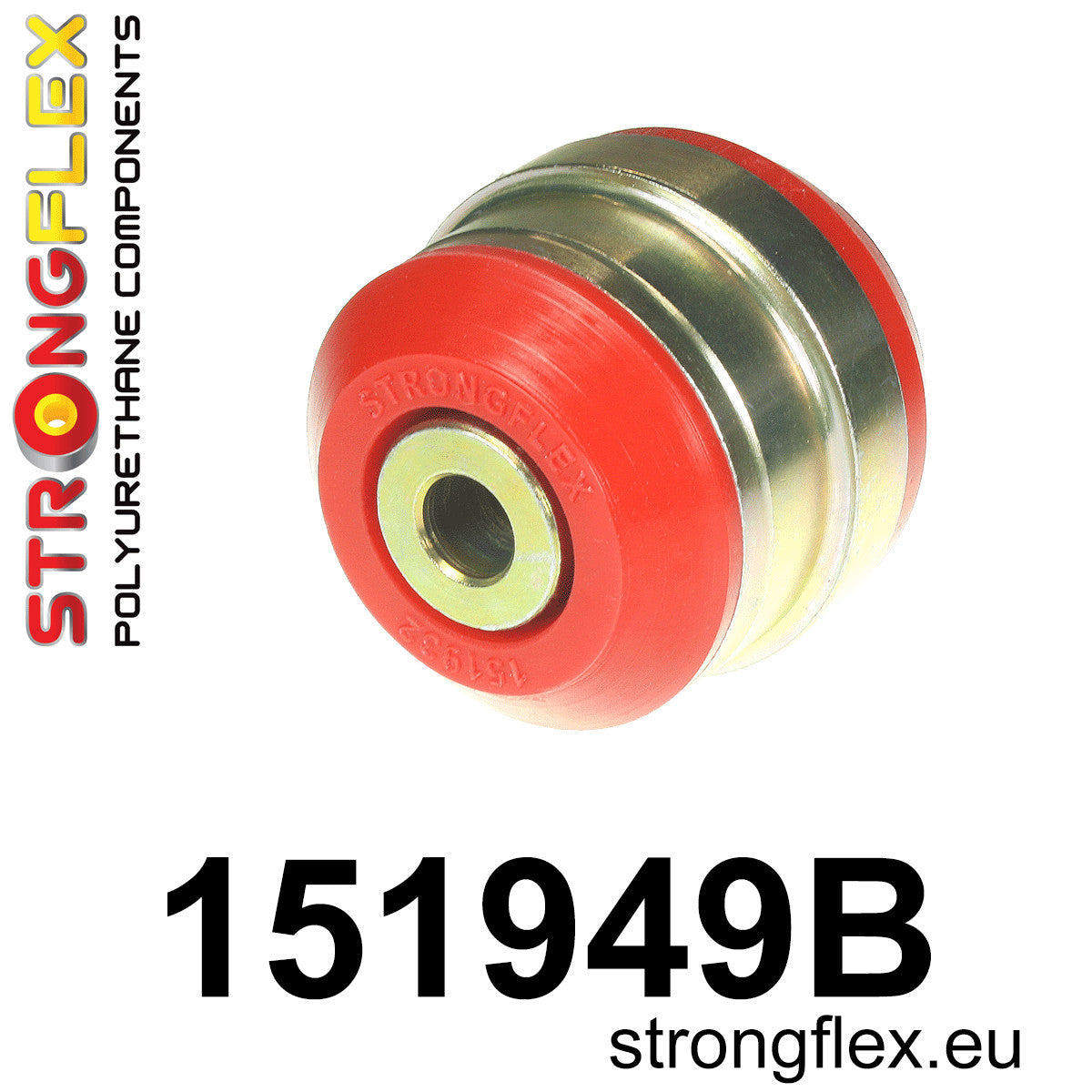 151949B Front lower arm - rear bush Standard (Red) Renault Clio V / V RS (19-)