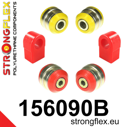 156090B Front suspension bush kit Standard (Red) Renault Clio V / V RS (19-)