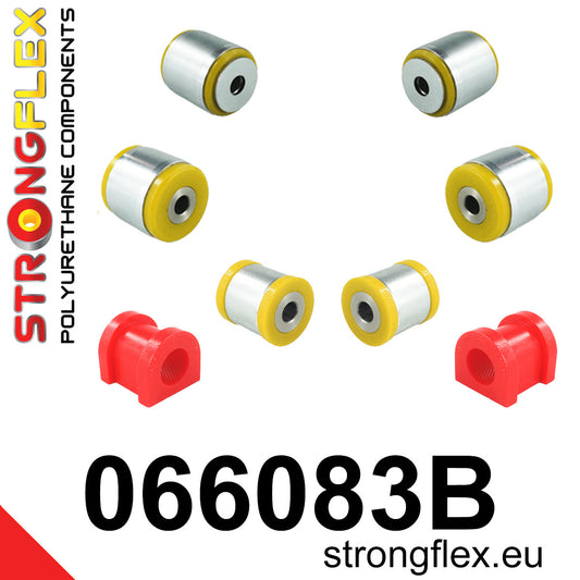 066083B Rear suspension bush kit Standard (Red) Fiat Freemont (11-15)