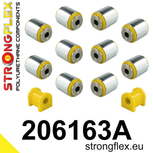 206163A Rear suspension bush kit SPORT Sport (Yellow) Suzuki Kizashi (09-15) FWD