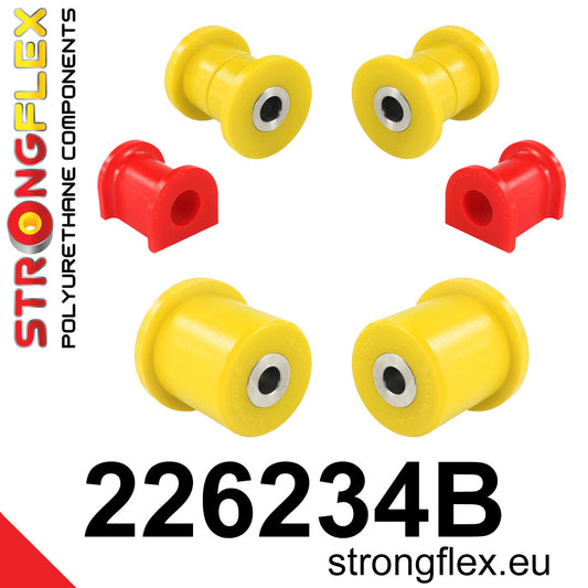 226234B Front suspension bush kit Standard (Red) Volkswagen T5 (03-15) Caravelle, Multivan, Transporter