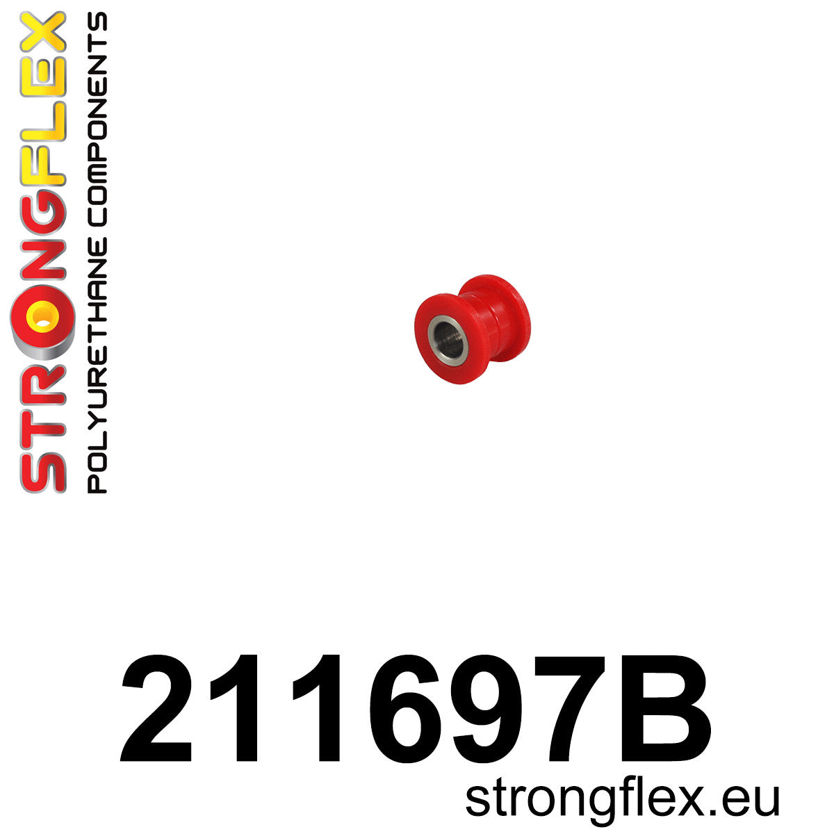 211697B Steering rack bush Standard (Red) Toyota Yaris I (99-05) P1