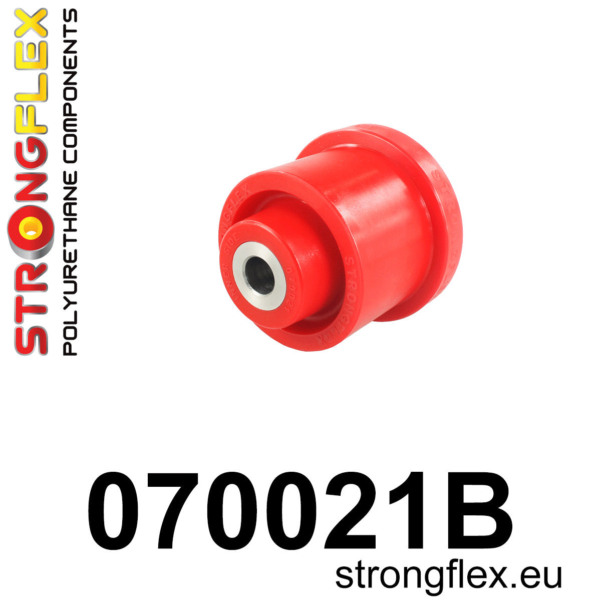 070021B Rear beam bush Standard (Red) Ford Fiesta MK8 / MK8 ST (17-)