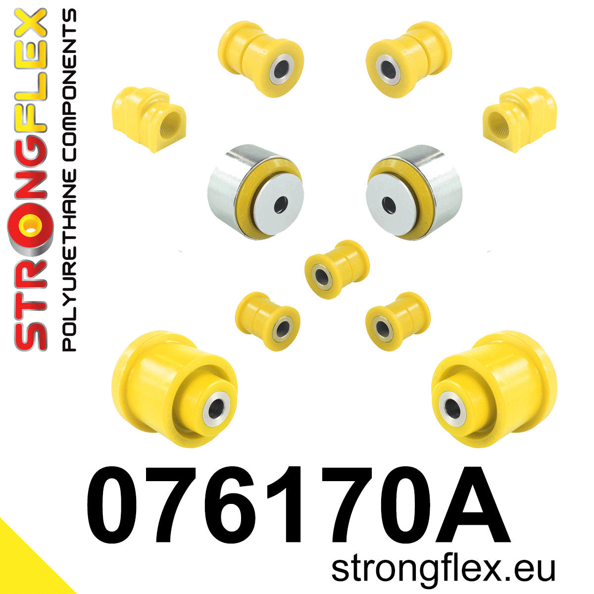 076170A Full suspension bush kit SPORT Sport (Yellow) Ford Fiesta MK8 / MK8 ST (17-)