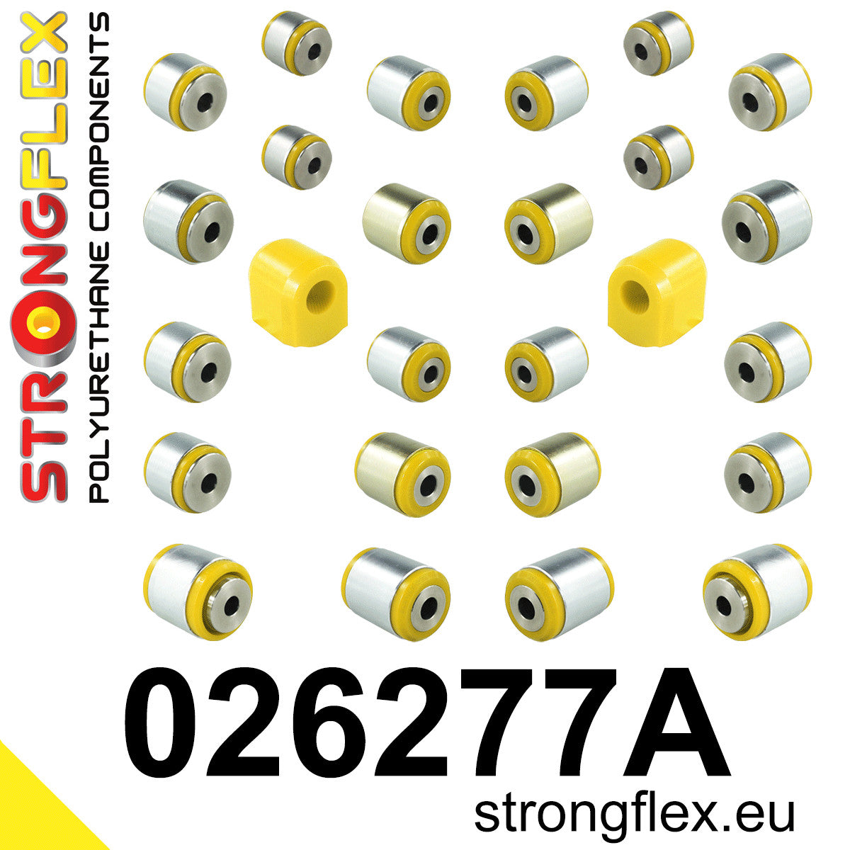 026277A Rear suspension bush kit SPORT Sport (Yellow) Audi A4 / S4 / RS4 V (15-23) B9