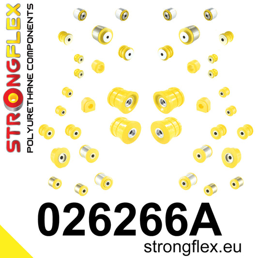 026266A Full suspension polyurethane bush kit SPORT Sport (Yellow) Audi A6 / S6 / RS6 C7 (11-18)