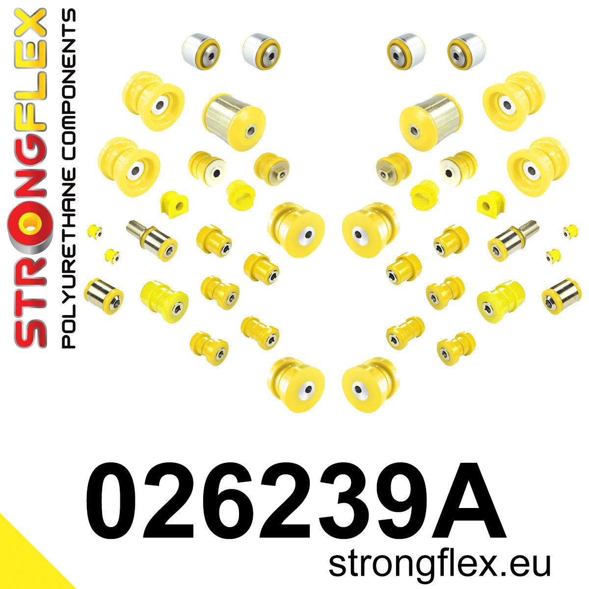 026239A Full suspension bush kit SPORT Sport (Yellow) Audi A6 / S6 / RS6 C5 (97-04)