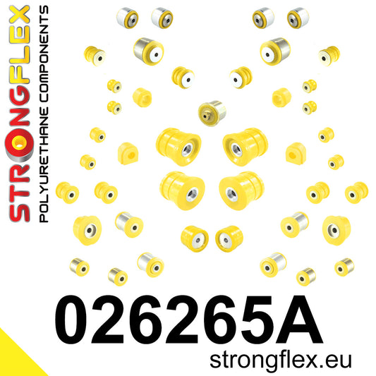 026265A Full suspension polyurethane bush kit SPORT Sport (Yellow) Audi A6 / S6 / RS6 C7 (11-18)