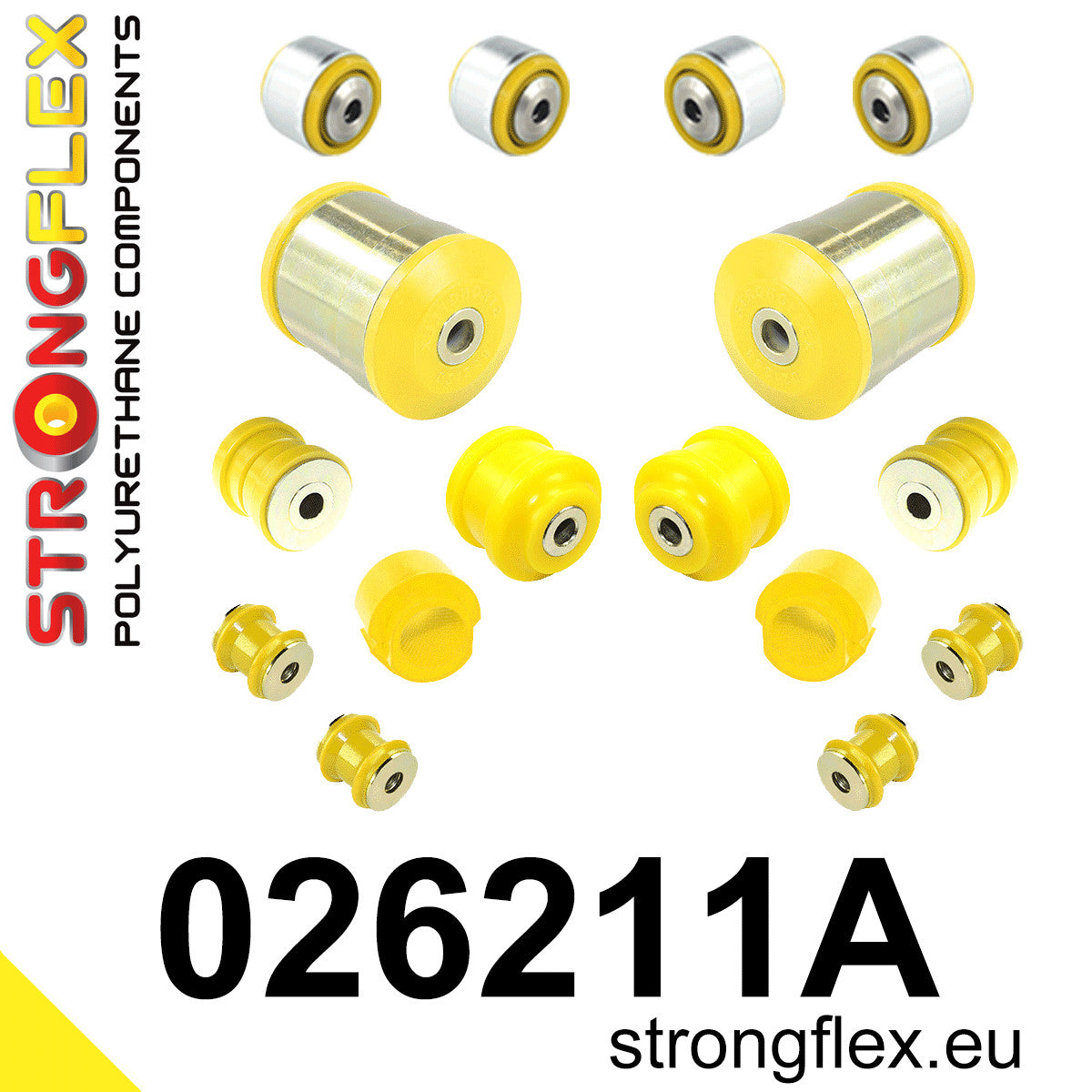 026211A Front suspension bush kit SPORT Sport (Yellow) Audi A6 / S6 / RS6 C6 (04-11)