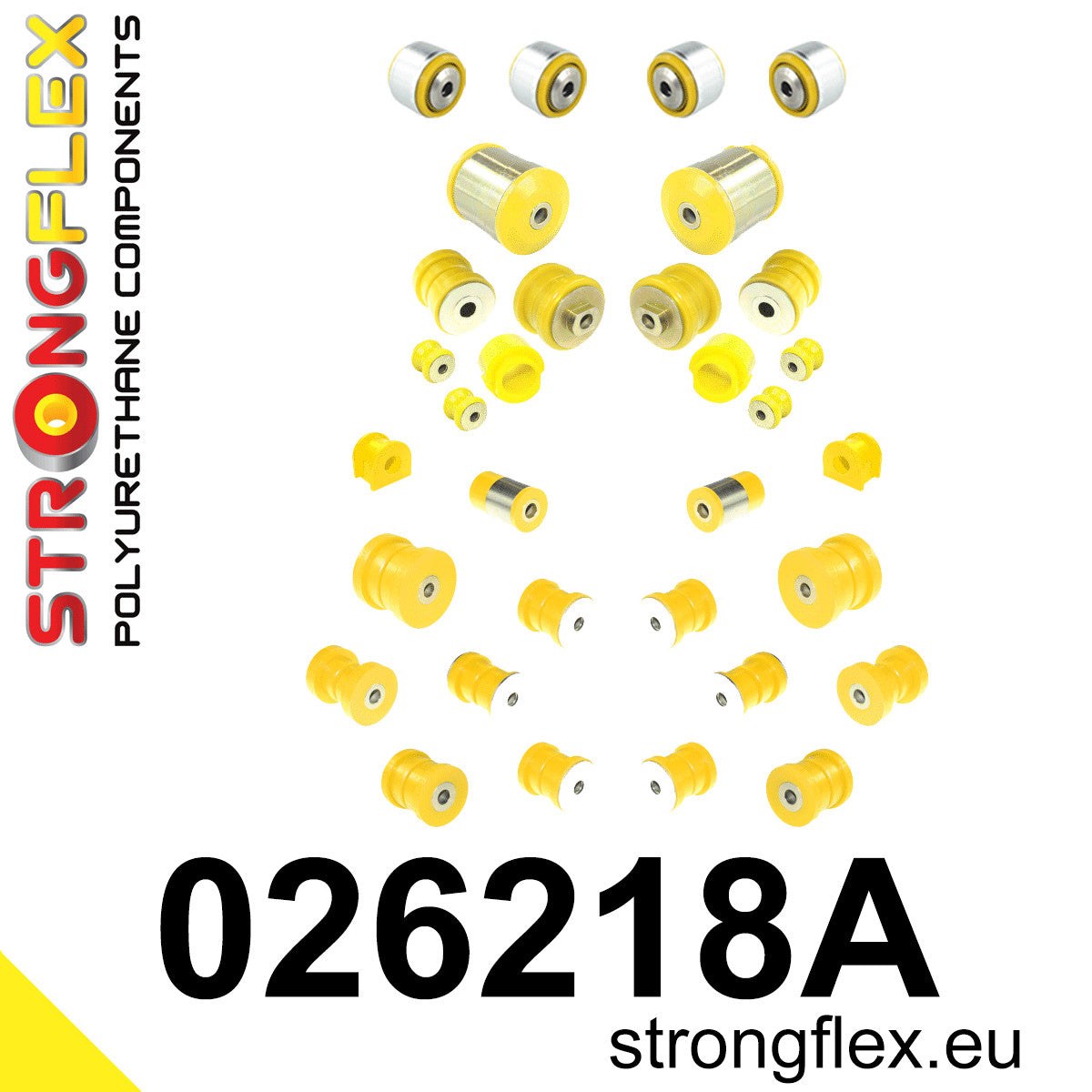 026218A Front and rear suspension kit SPORT Sport (Yellow) Audi A4 / S4 / RS4 I (95-01) B5