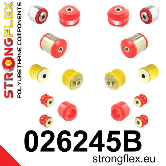 026245B Front suspension bush kit Standard (Red) Audi A8 / S8 D2 (94-02)